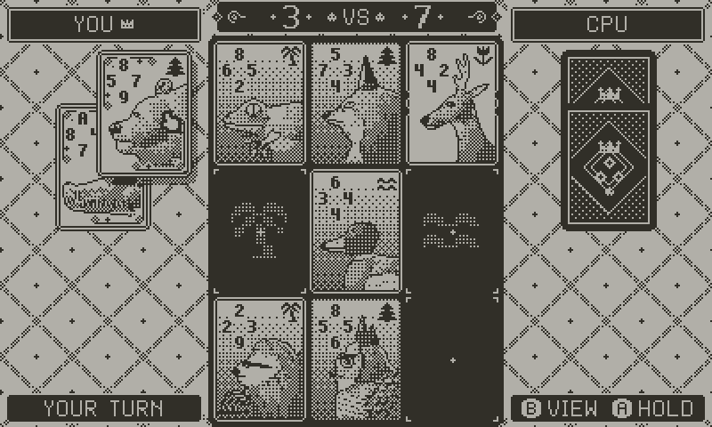 One placement, helped by abilities and habitats, flips several rival cards.