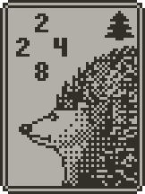 Hedgehog card